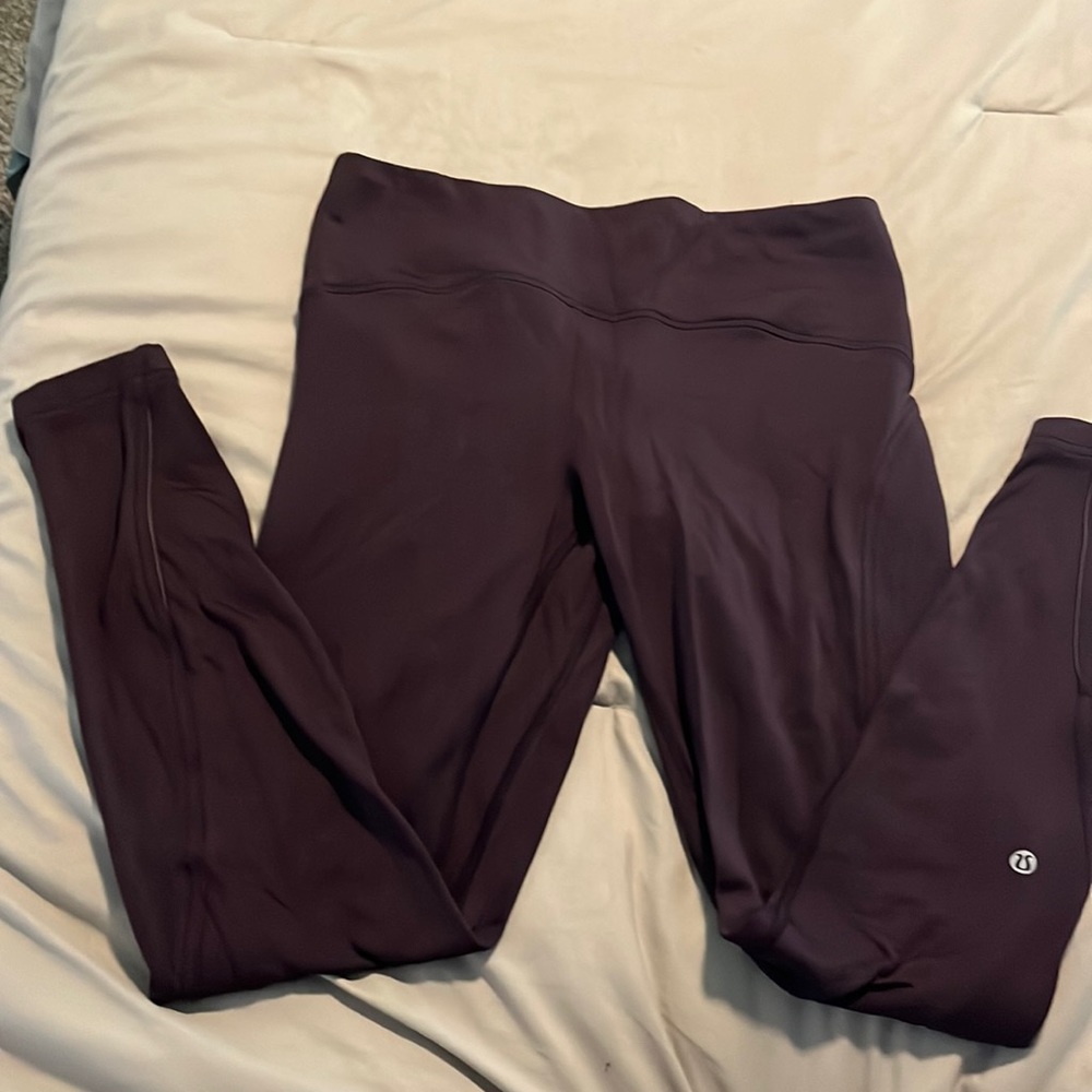 Maroon/purple Lululemon Leggings